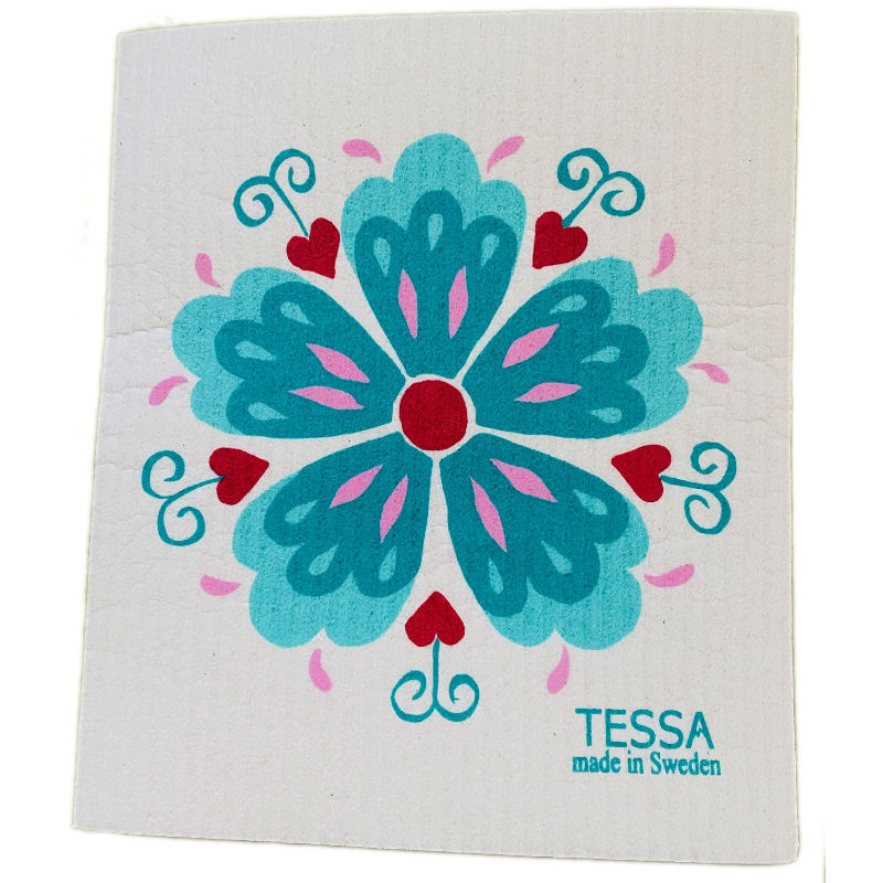 Swedish Dishcloths For Kitchen, Floral Swedish Dish Towels